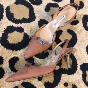 Manolo Blahnik sling backs